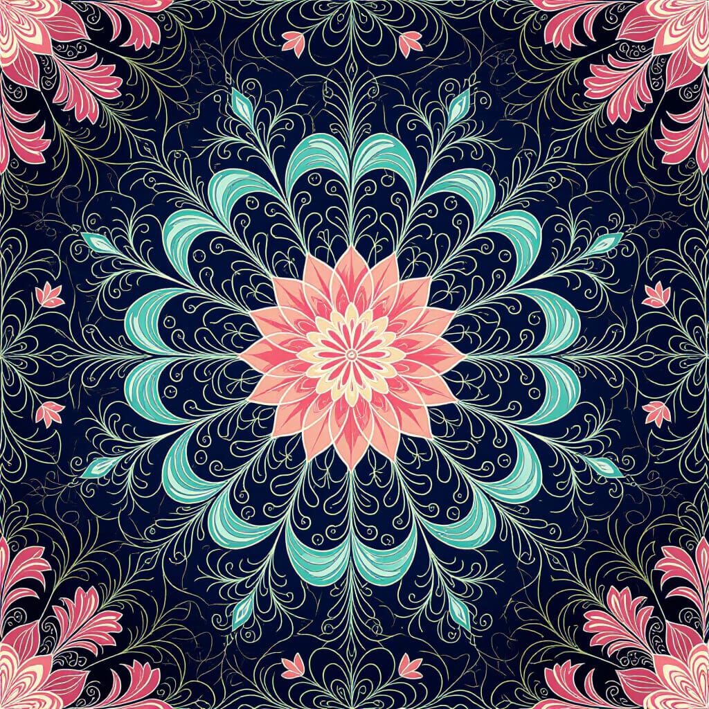 Astral Circuitry of a Floral Garden