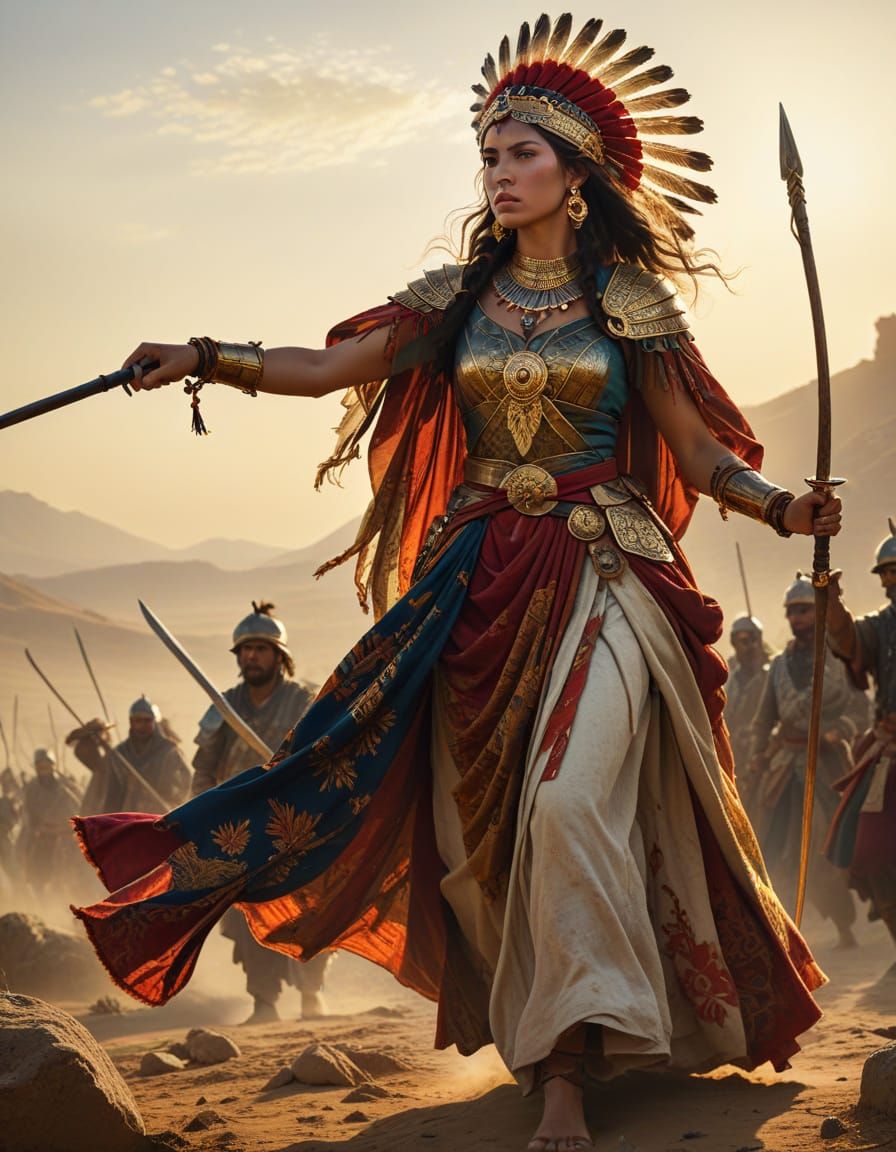 A Regal Female Warrior in 19th-Century Romantic Orientalist ...