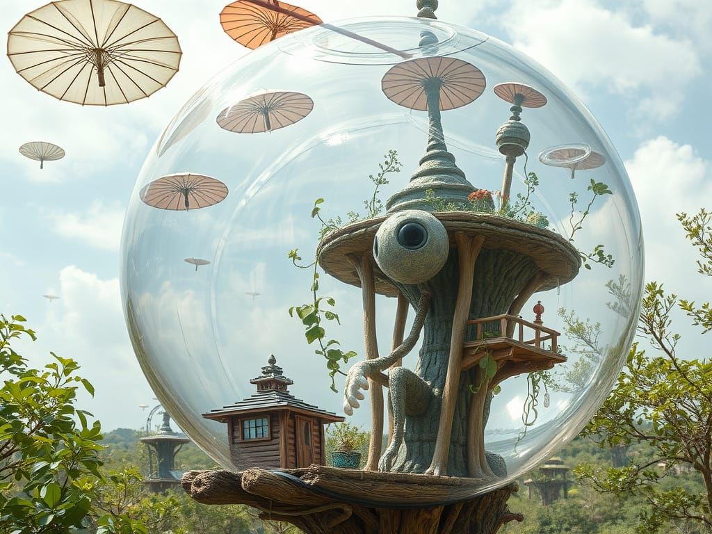 Weirdo on a String Lives in Parasoltreehouse