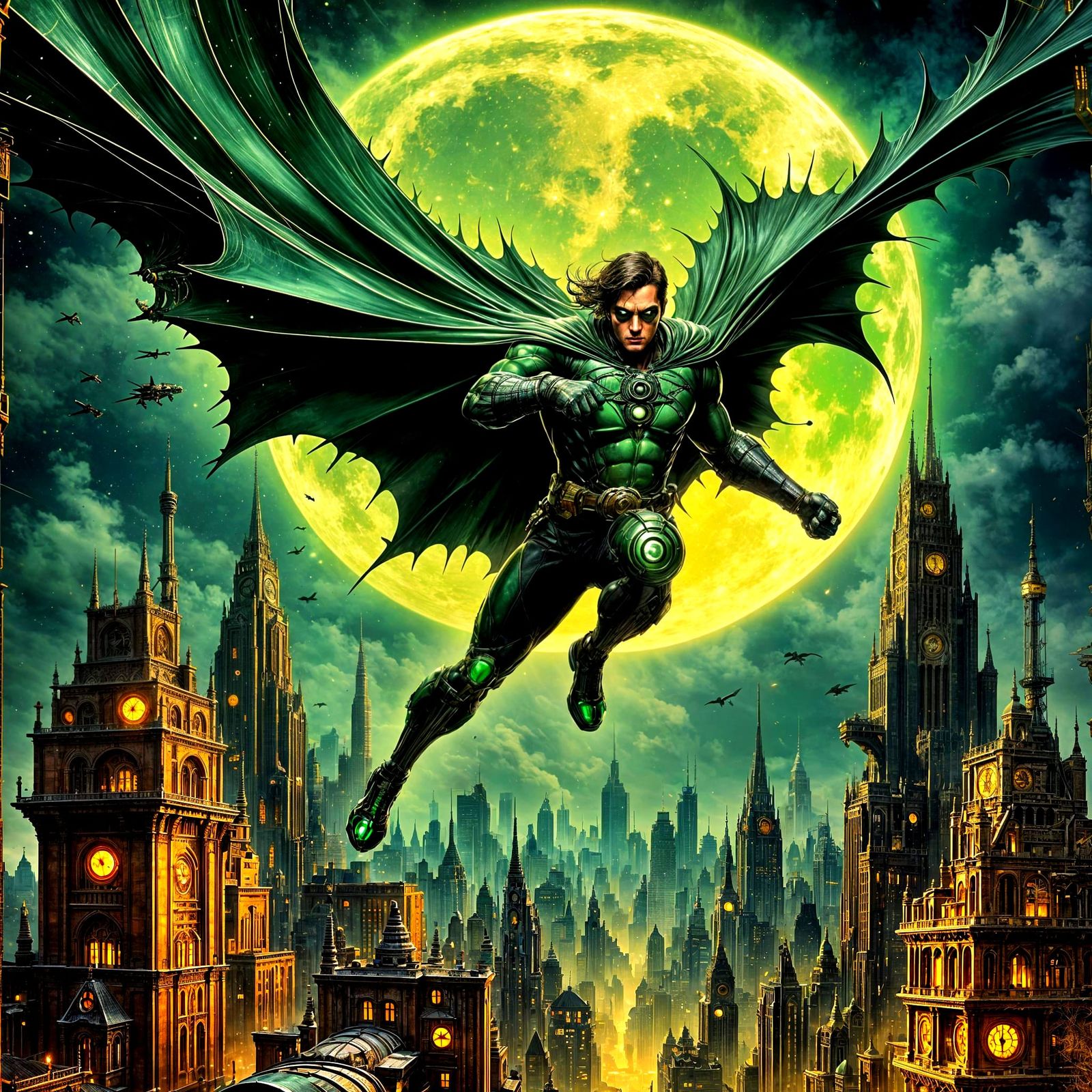 Steampunk Green Lantern