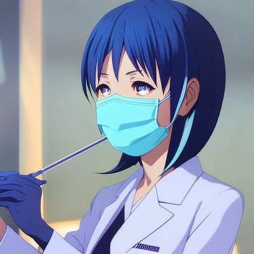 Female Dentist in Anime Style Key Visual