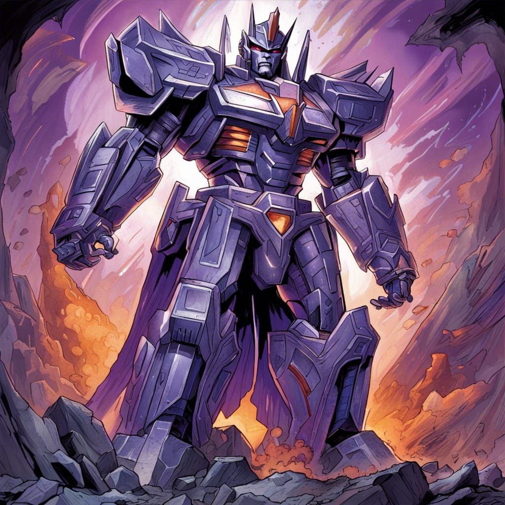 Galvatron as Fantasy Warlord: Comic Book Art