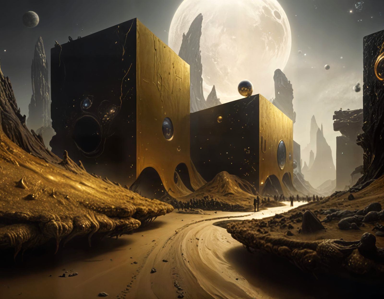 People: streaming into the two 'Gold Shelters' to avoid the recurring, short but deadly periods when they are bathed in ...