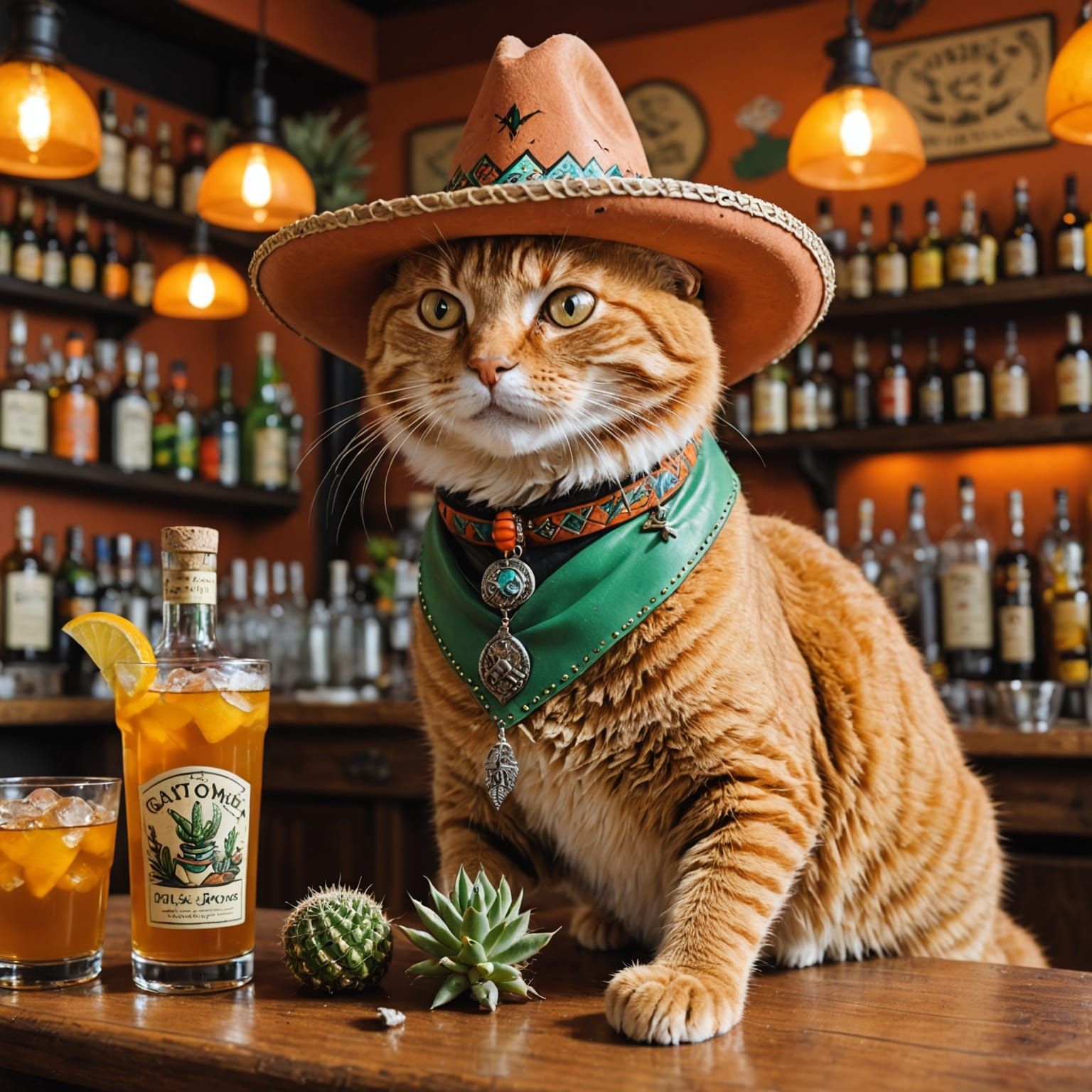 Smug Cat's Desert Cantina: Tex-Mex Tattoo Art