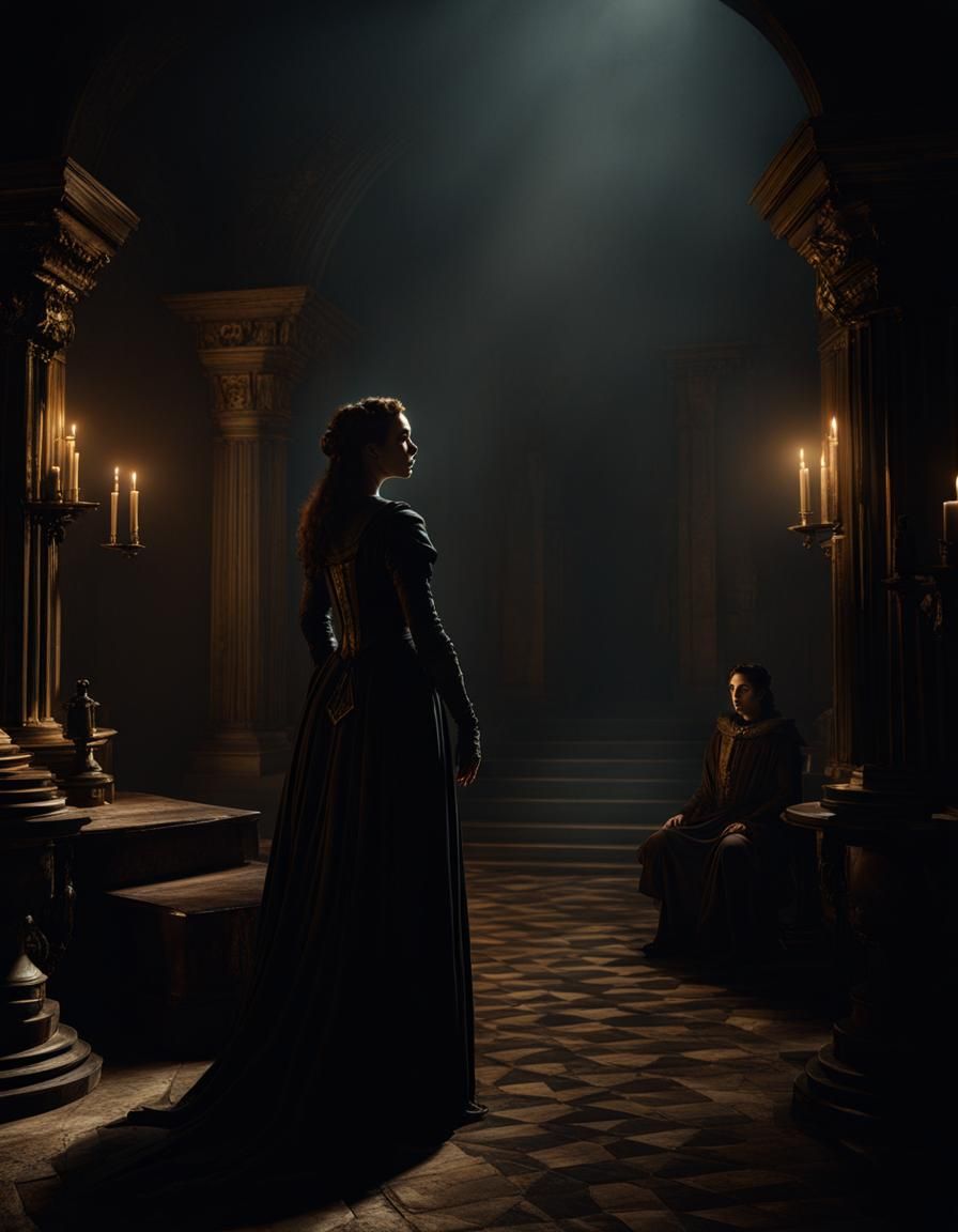 Ominous Renaissance Transformation: Detailed Matte Painting