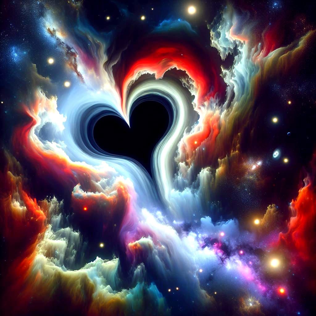 Cosmic Heart Black Hole in the Universe