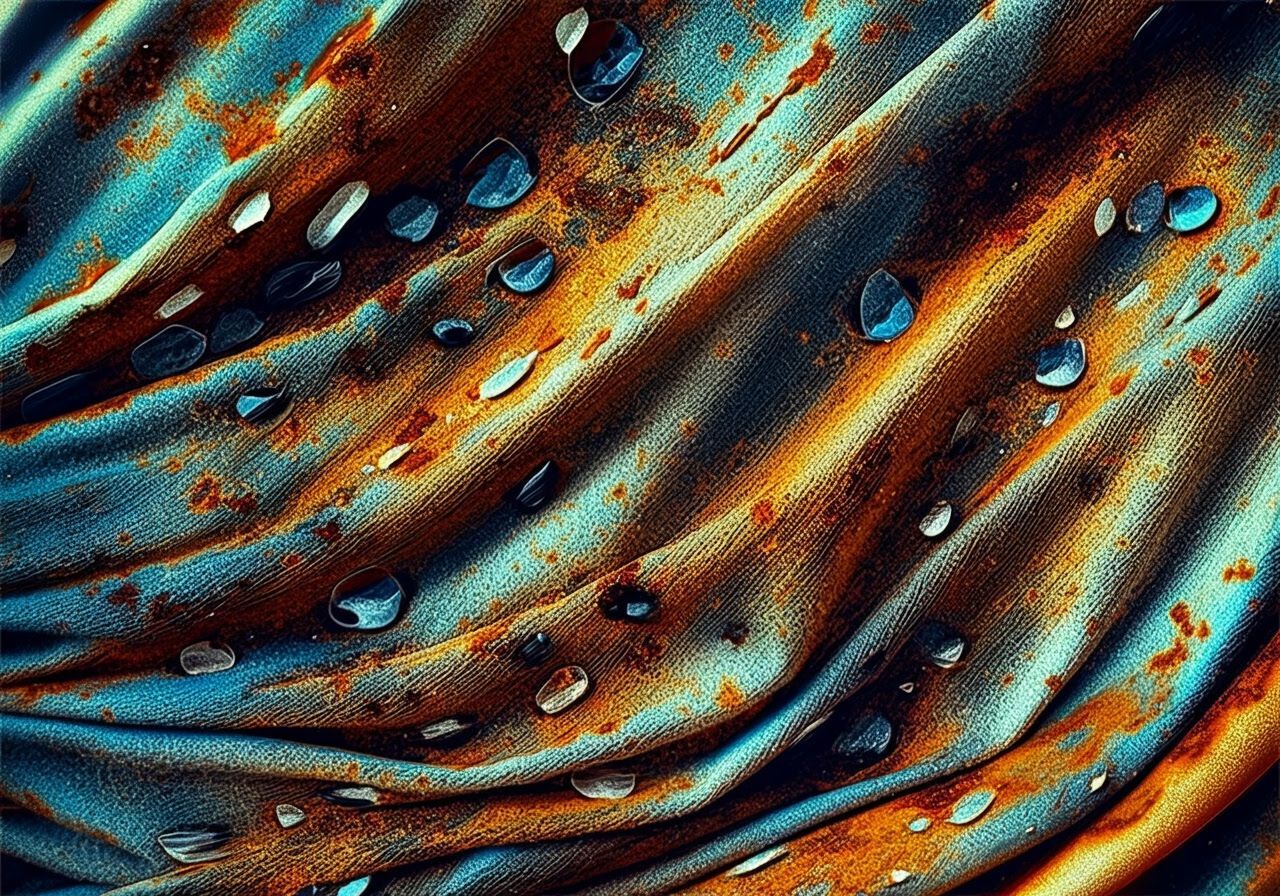 Charred and Rusty Liquified Muslin [lots of descriptive flow...