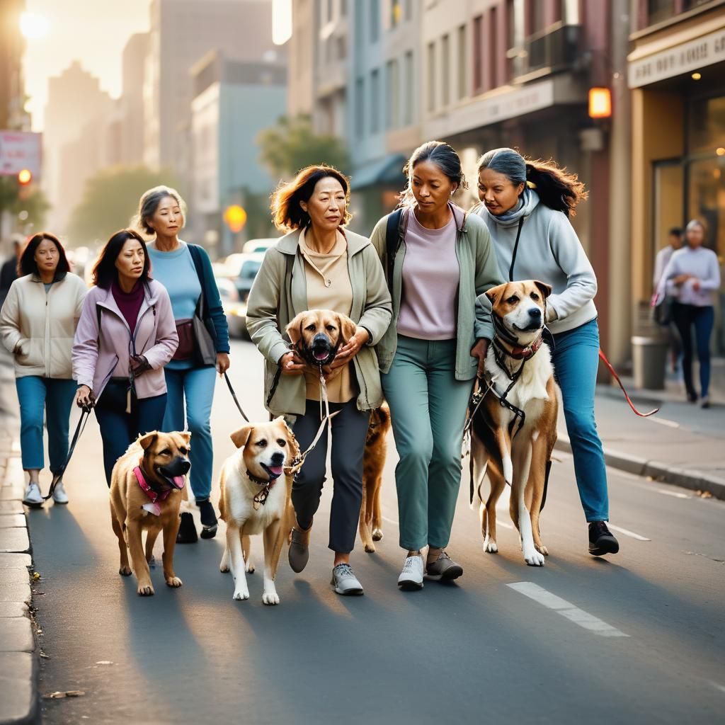 Heartwarming Street Photography of Dog Rescue