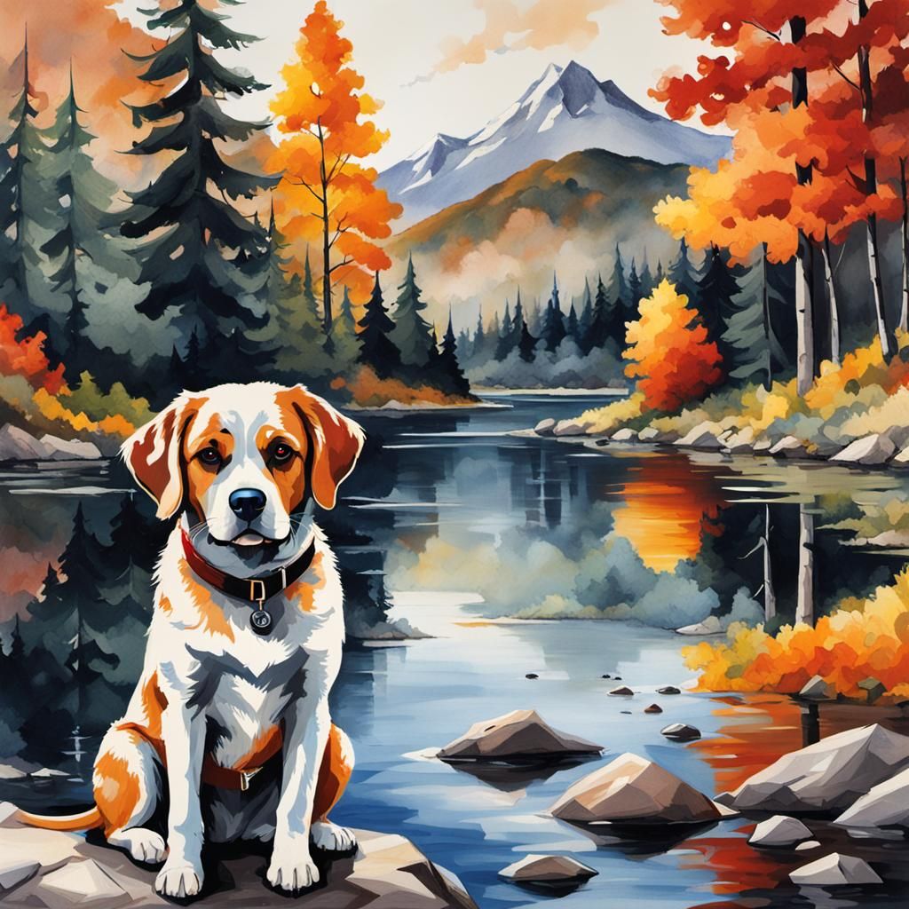 AI Generated Image of a Dog