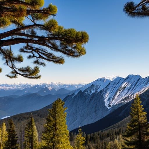 Eagle Eye View of Mountain Wilderness