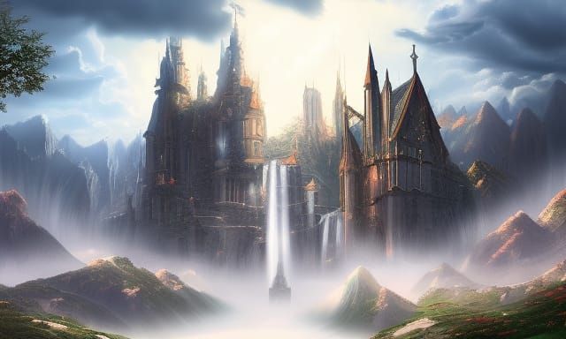 Hyperrealistic Dark Fantasy Landscape in Unreal Engine