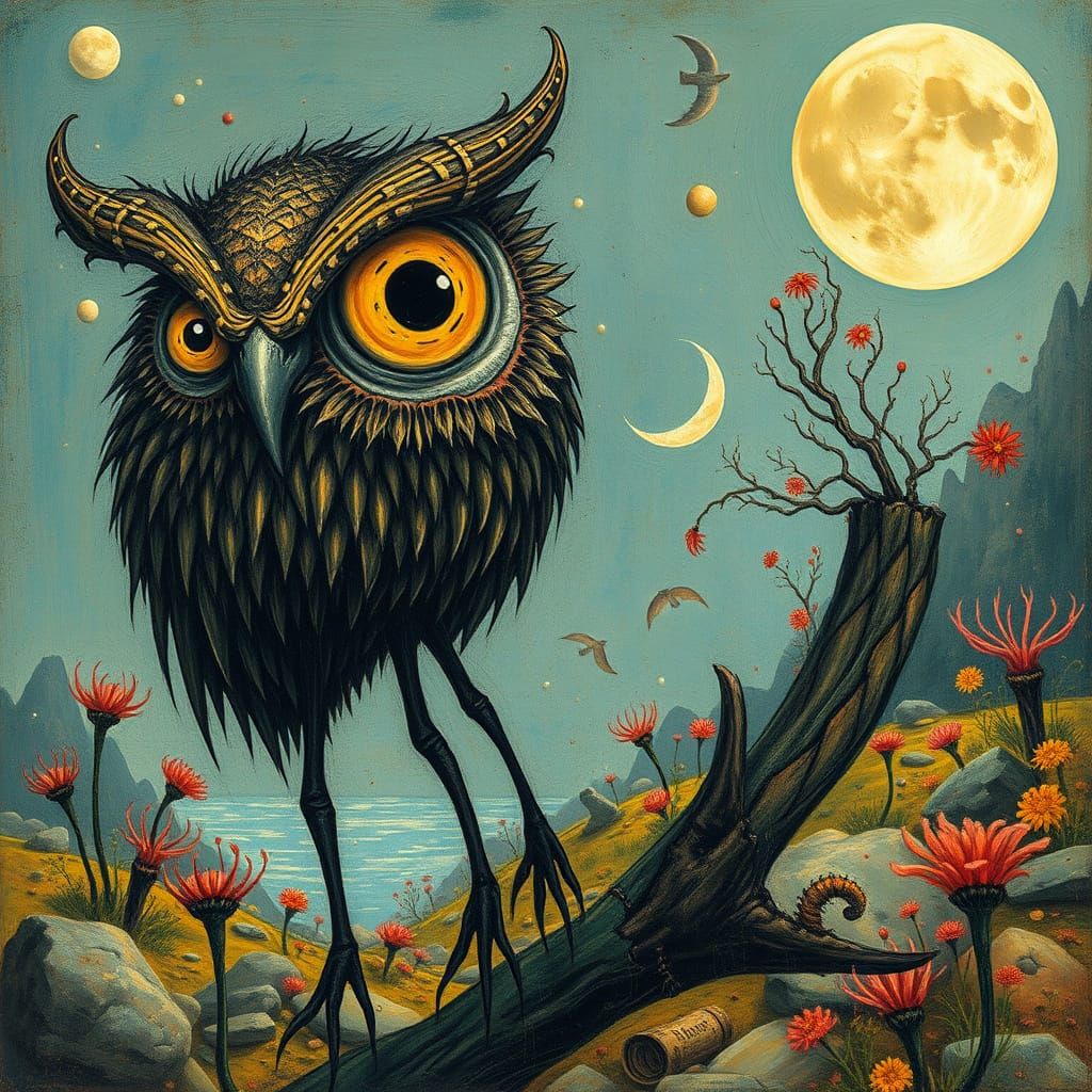 Ethereal Whimsy in a Flat Alien World