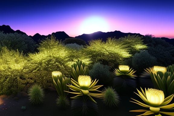 Night-Blooming Cereus Cactus with Radiant White Flowers