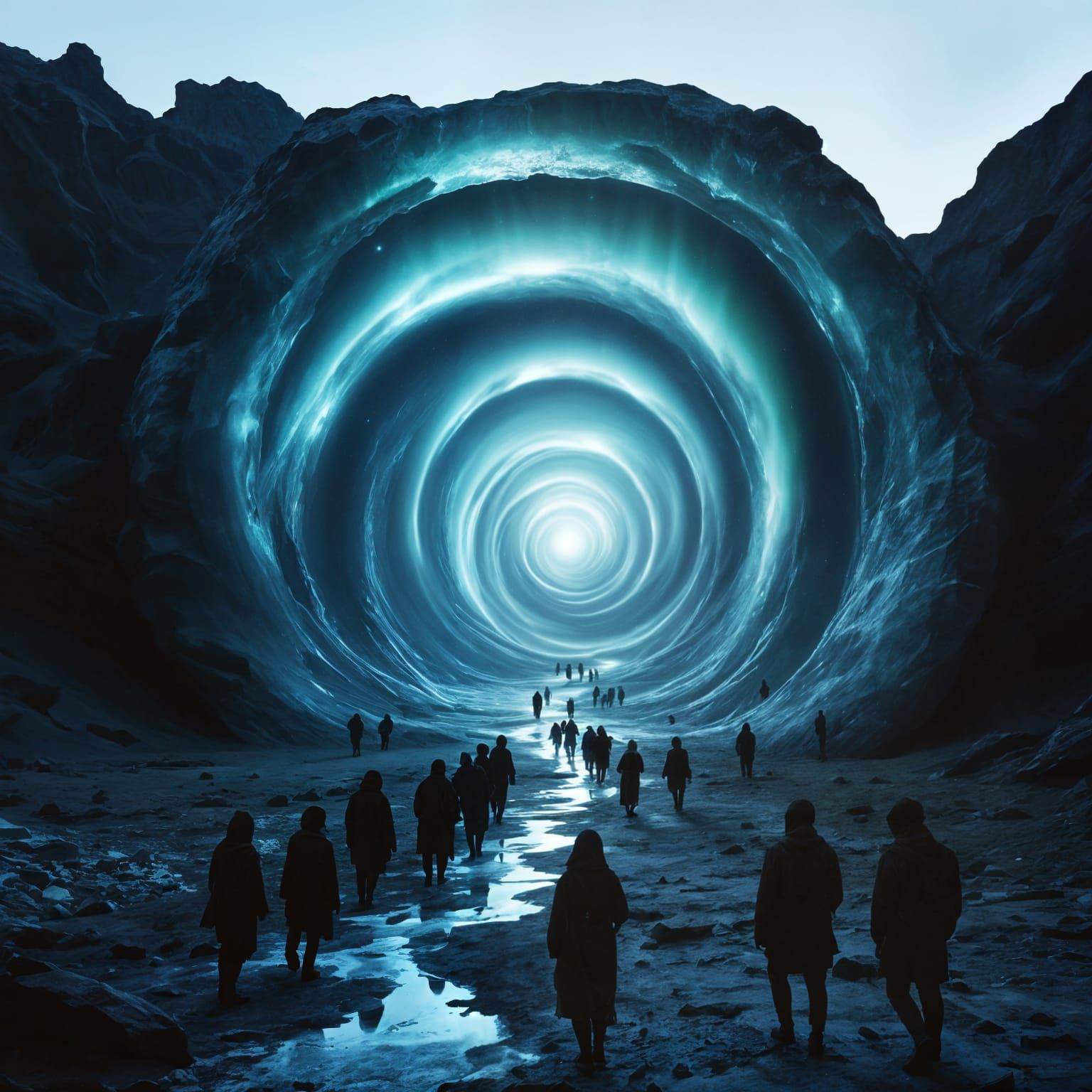 Ancient Portal to Nahanni Nation in Ethereal Twilight