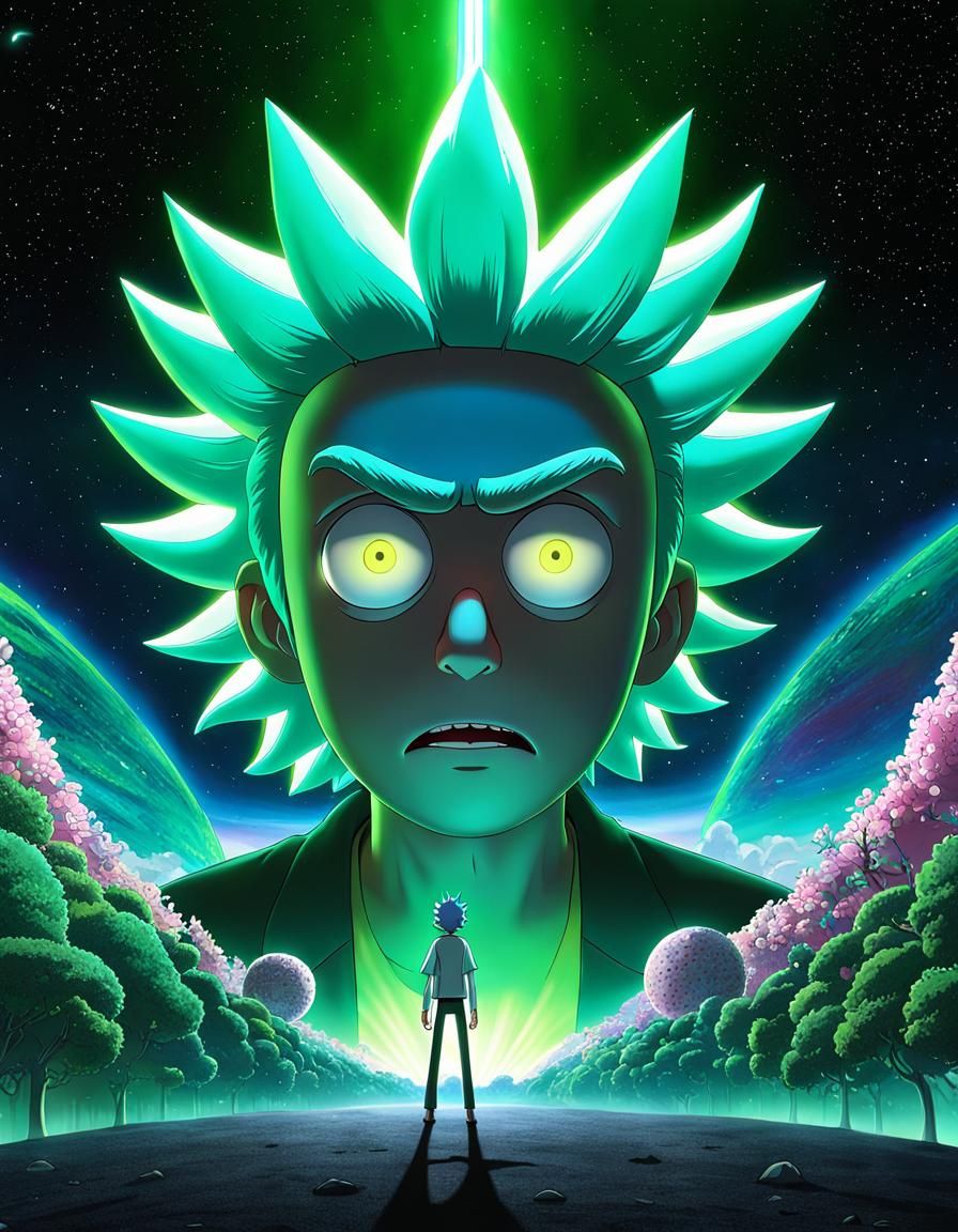 Anime Rick and Morty