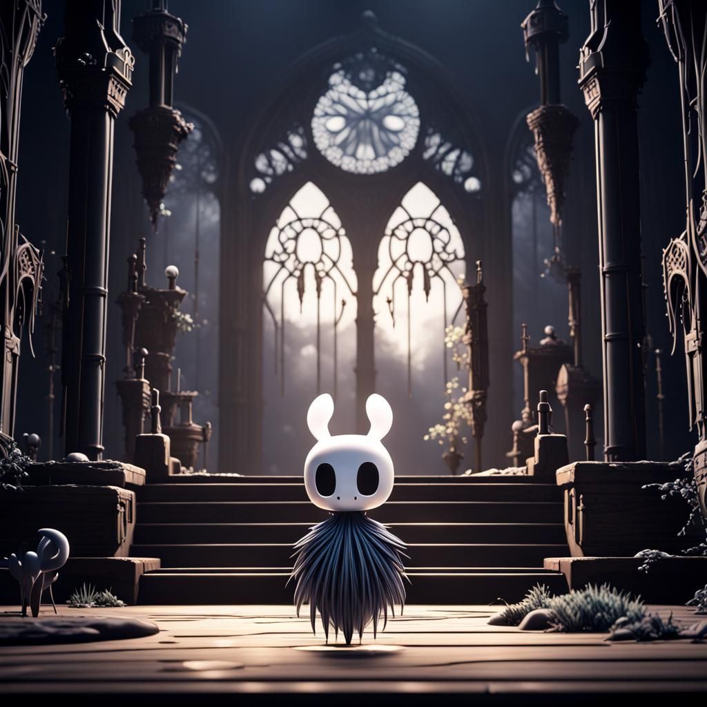 Hollow Knight in 3D Game Cinematic Style