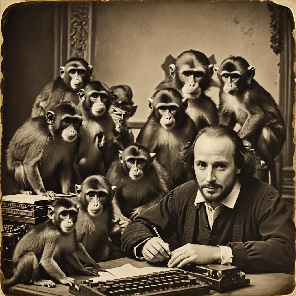 DC: Shakespeare testing the Infinite Monkey Theorum
