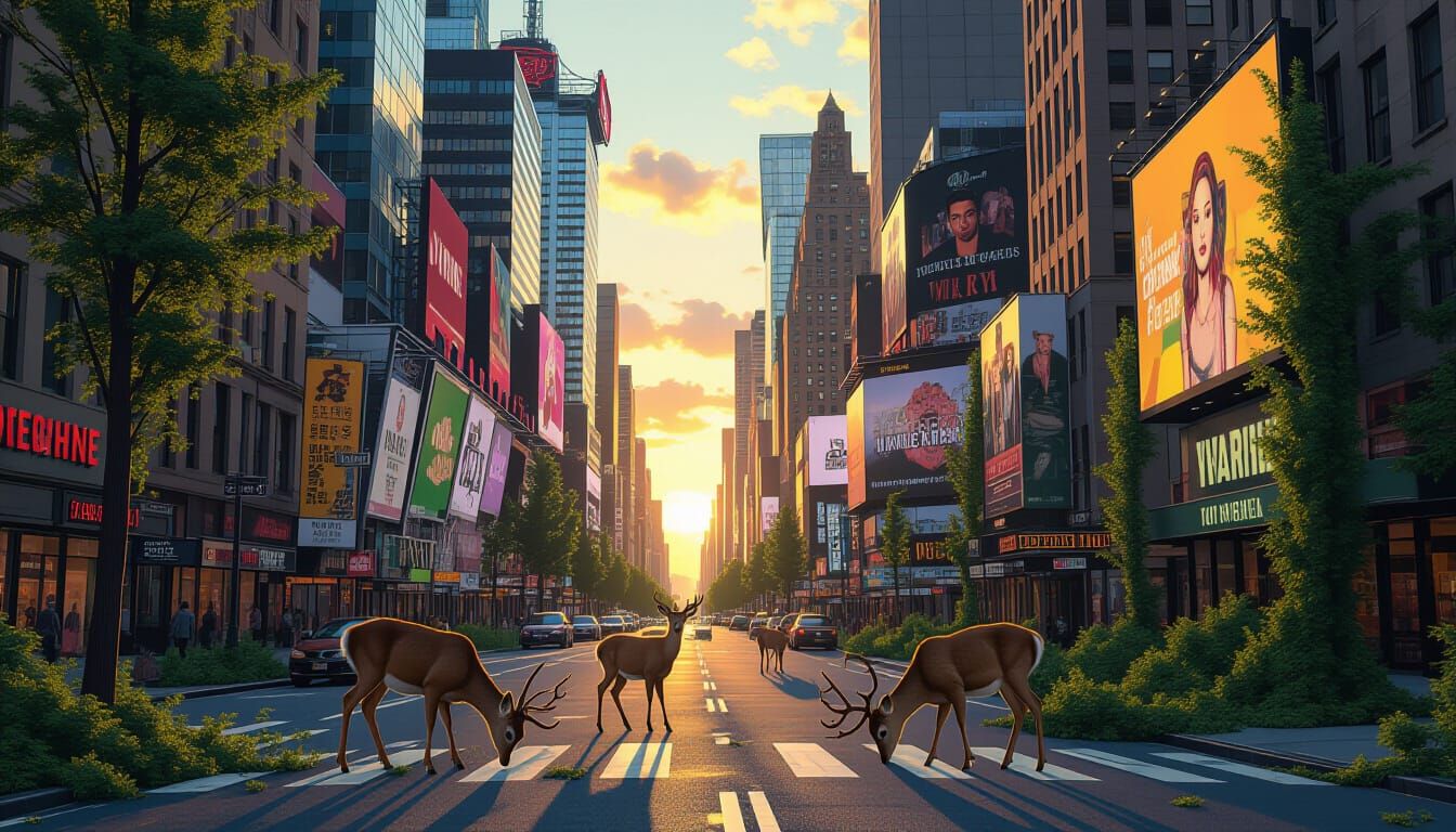 Overgrown New York City Reclaimed by Nature