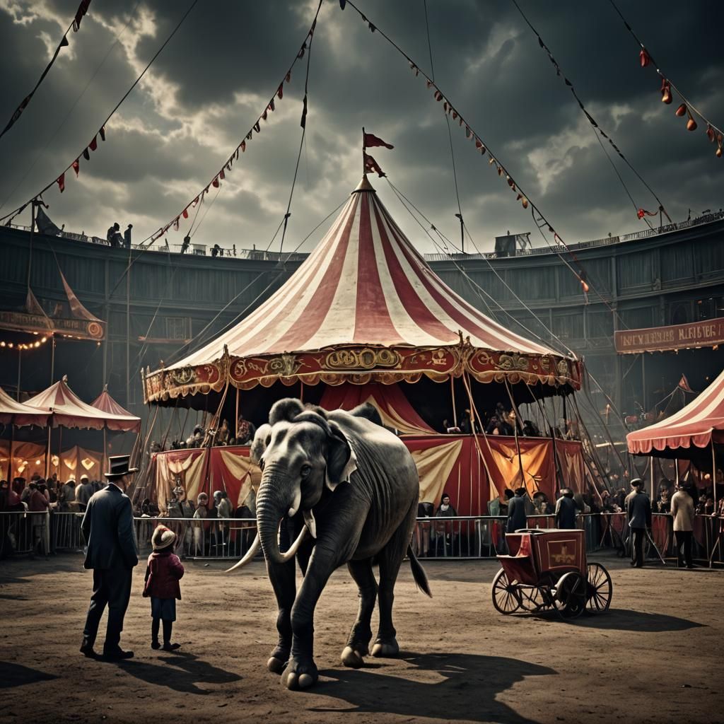 Dramatic Circus Scene in High Definition