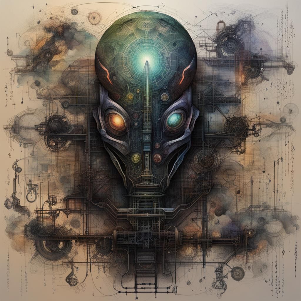 Asemic Writing: Alien Robotic Symbolic Language