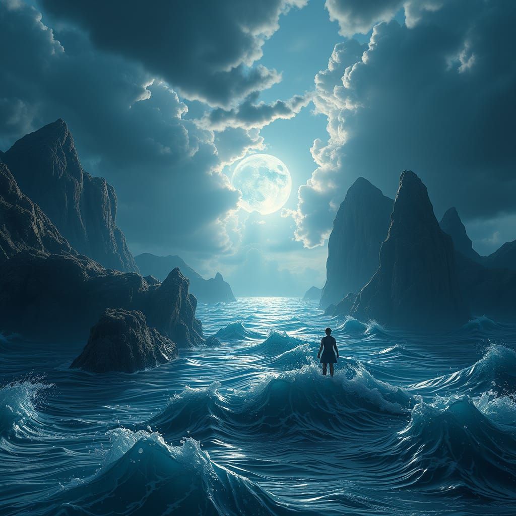 Ethereal Seascape Fantasy Art in Unreal Engine 5