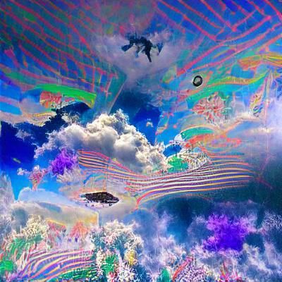 Hypnagogic Sky Visuals: Dreamlike AI Art