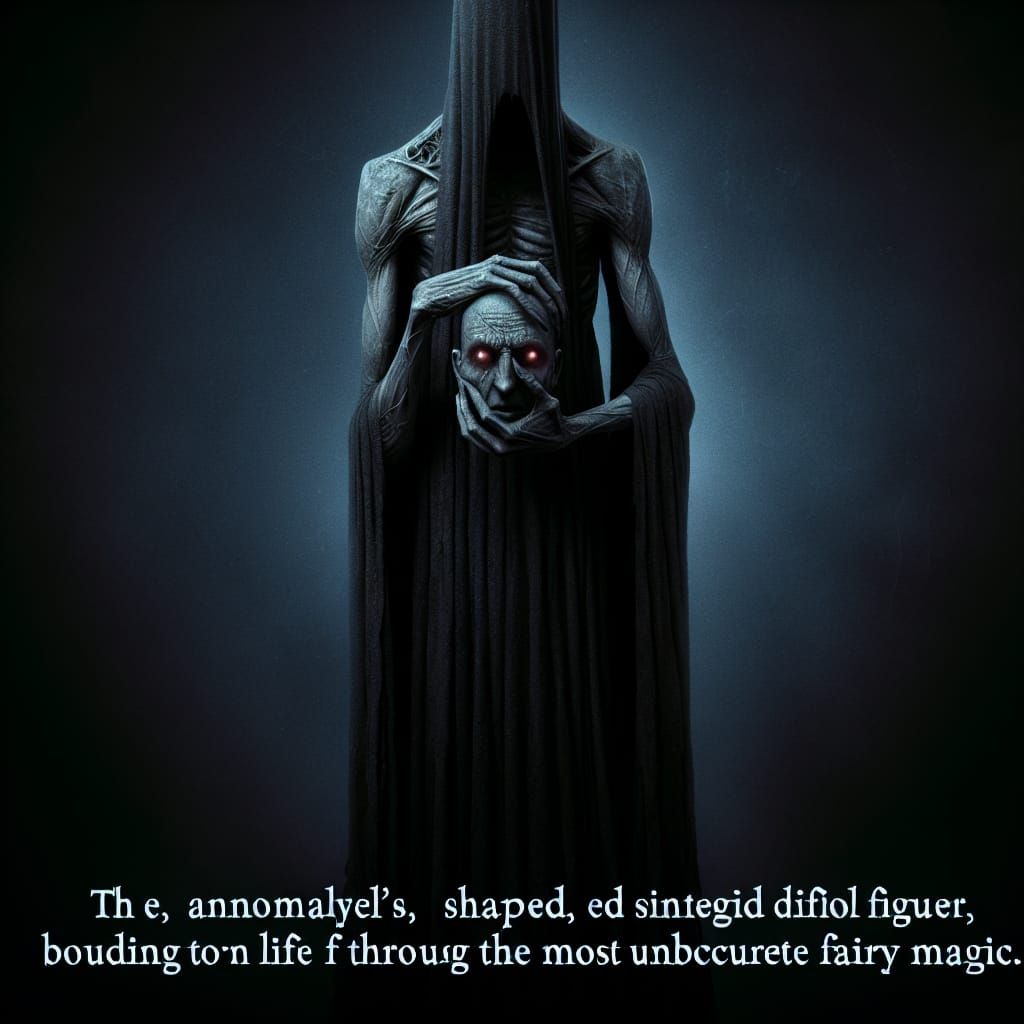 Sinister Shadow Figure Born of Dark Fairy Magic