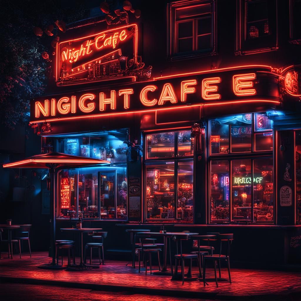 Neon Sign with a Spelling Error in HDR