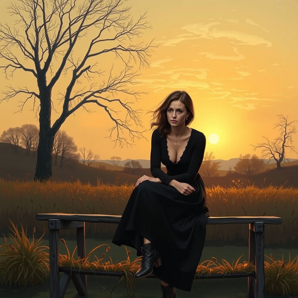 A Mysterious and Abandoned Cityscape from a Futuristic Yeste...