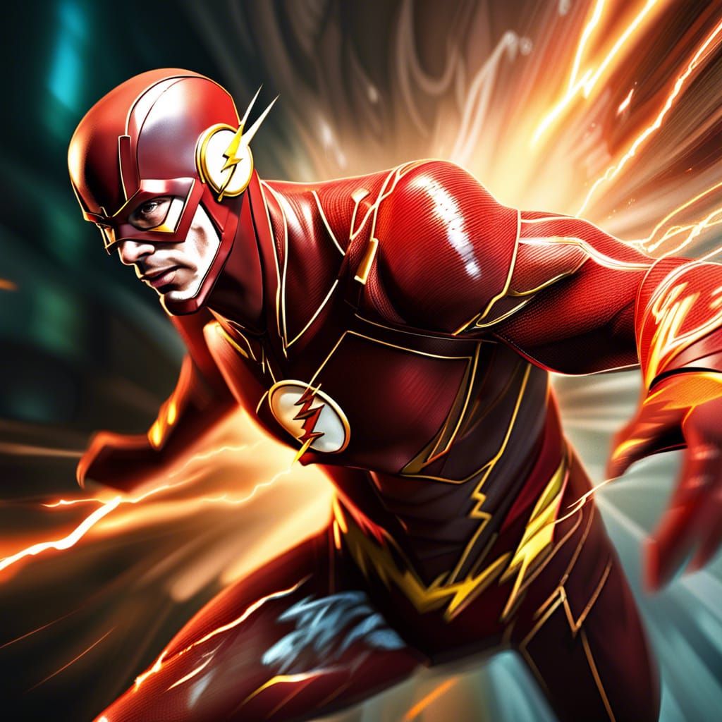 The Flash Zooms Into Another Dimension