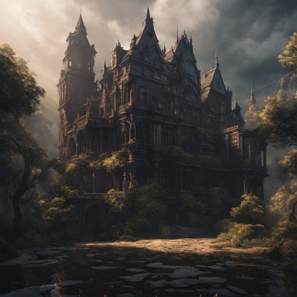 Vampire Detective Investigates Gothic Crime Scene