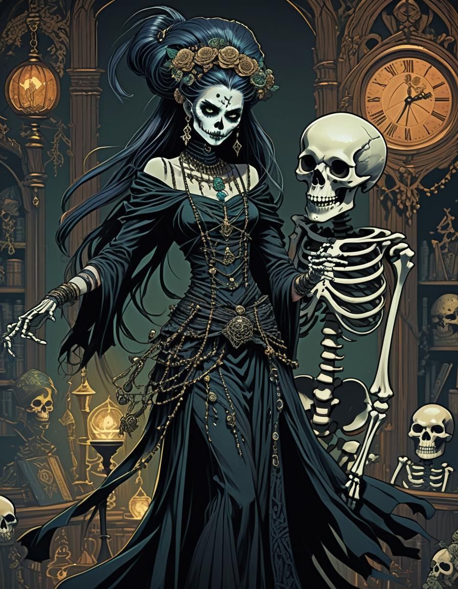 Occult Sorceress's Dance: A Dark Fantasy Graphic Novel