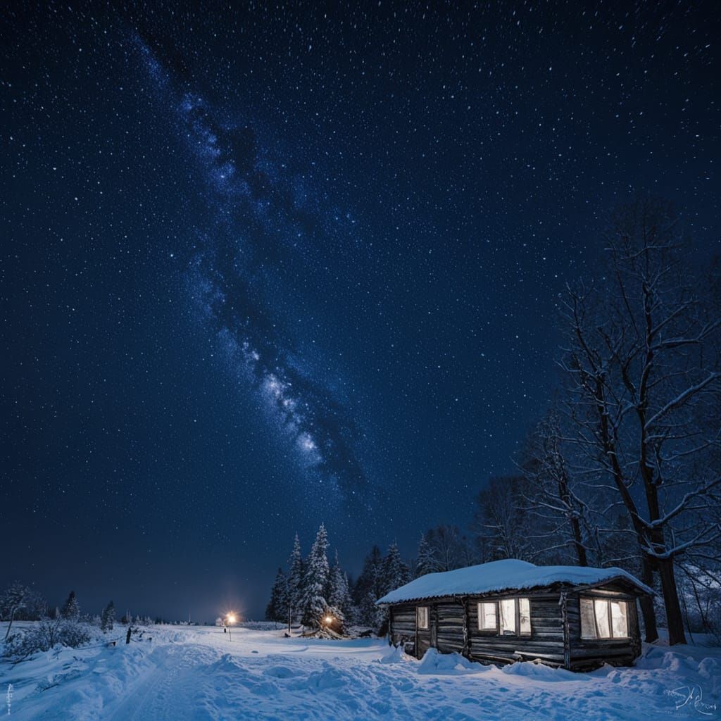 Young Woman with Blue Rose in Cityscape Photo