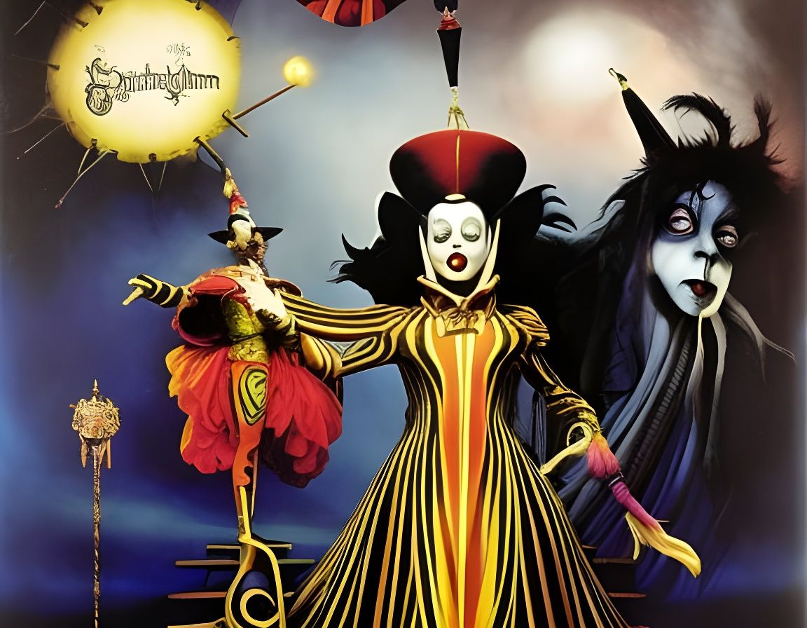 Gothic Steampunk Circus Fantasy in 3D