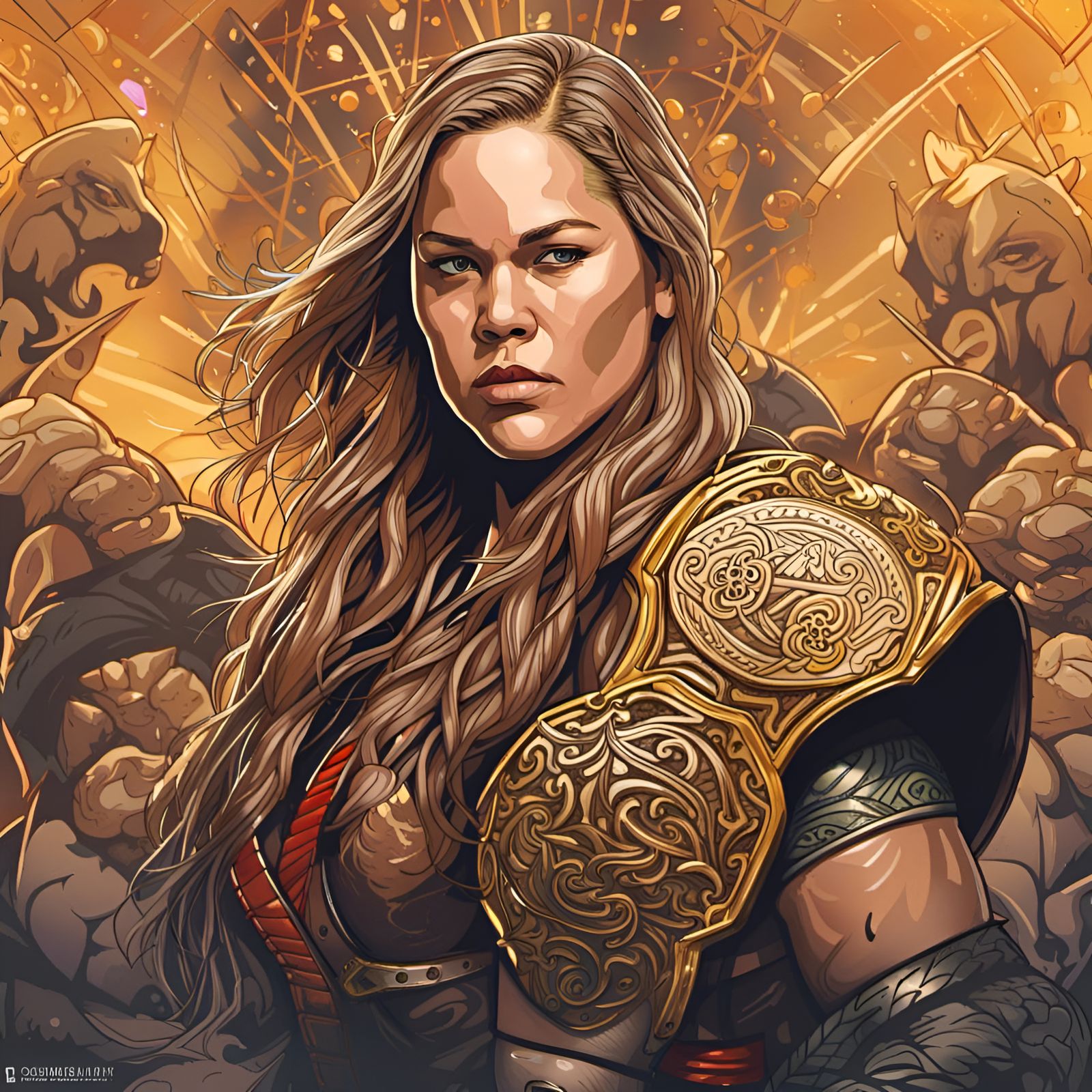 MMA Fighter Viking Series Vol. I for @Tylawrencer