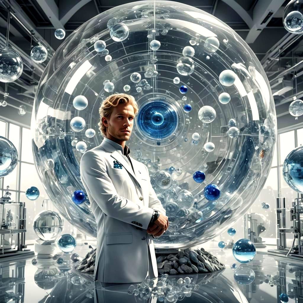 Futuristic Lab: Nordic Prince Teaching with Glyphs