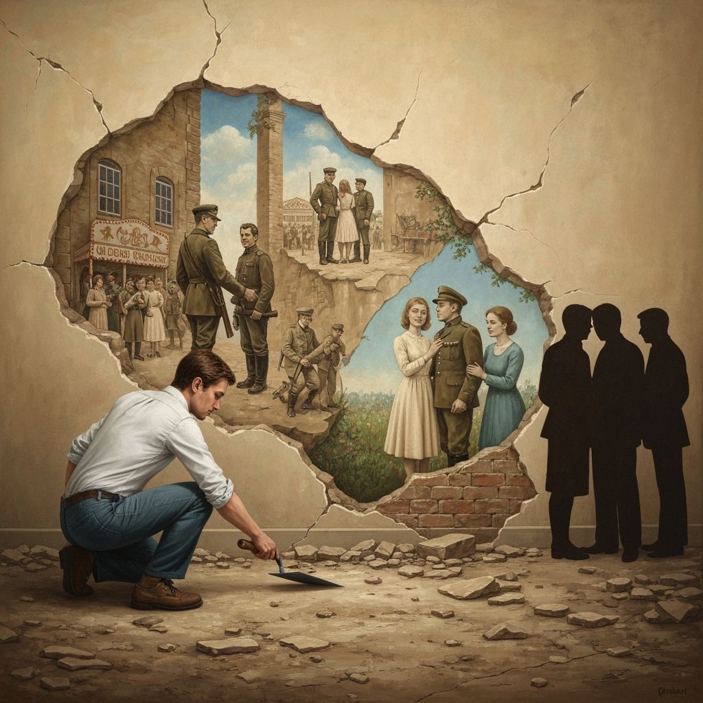 Wall Conservator Reveals Past Scenes in Vibrant Artistry