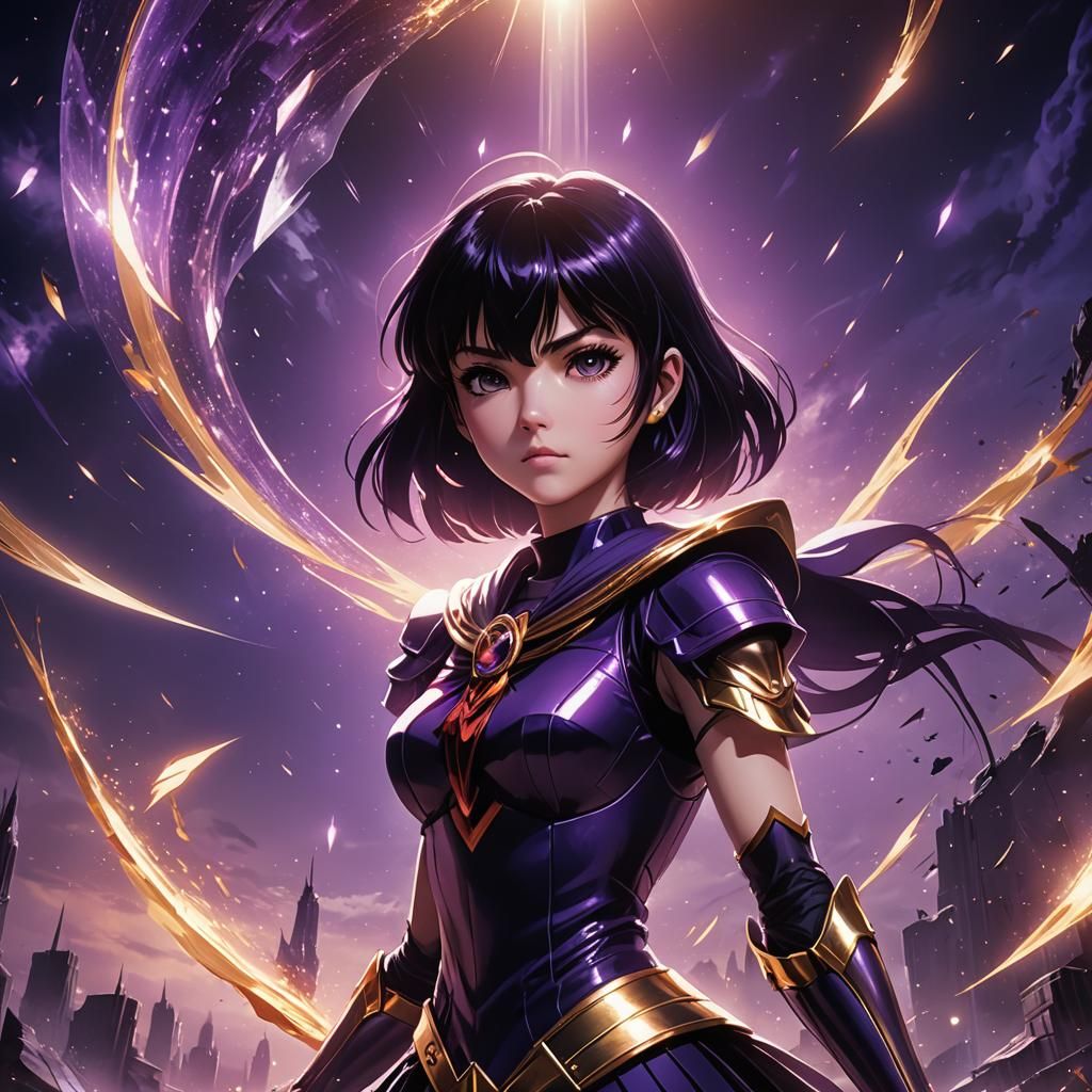 Sailor Saturn Saves the World: Digital Concept Art