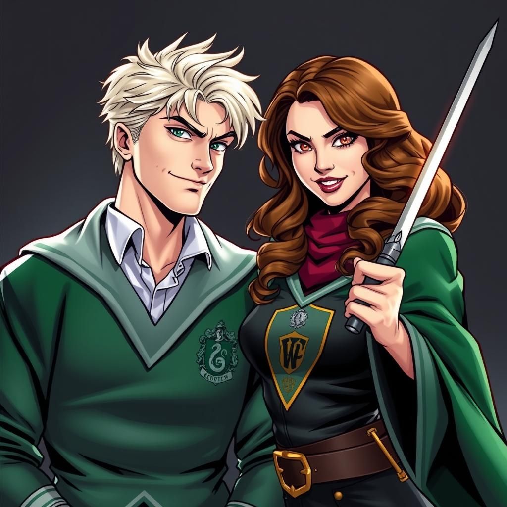 white blonde handsome young male wizard from the harry potte...