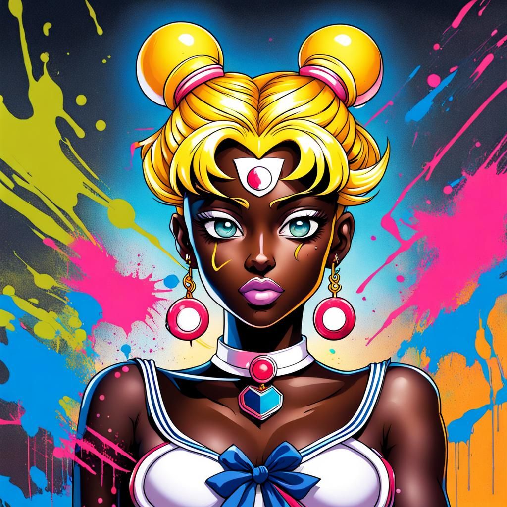 Sailor Moon As A Haitian Vodou Manbo