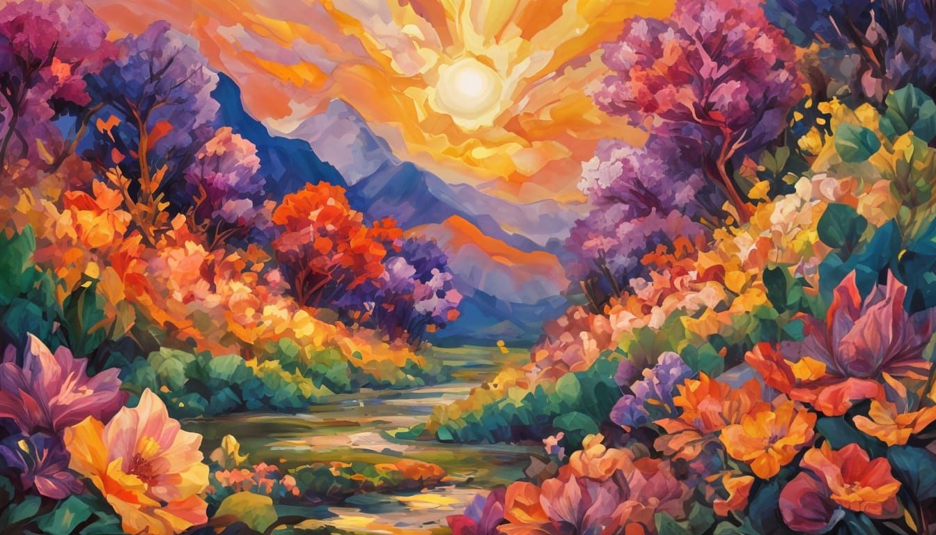 Elegant Elemental Forces of Bloom and Wilt