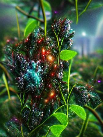 Luminous Nebula Undergrowth in 4K Resolution