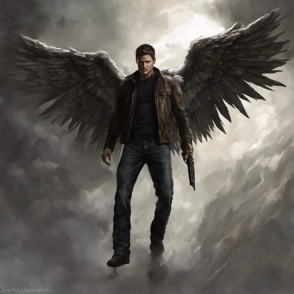 Archangel Dean Winchester: Sinister Winged Protector