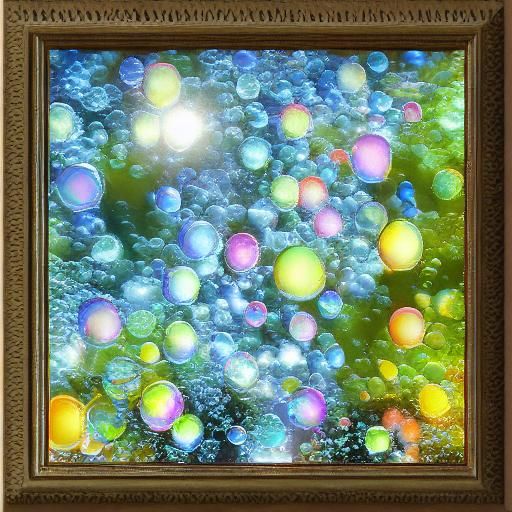 Rainwater Bubbles Diamond Painting Art