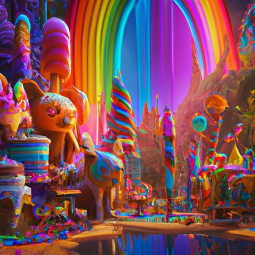Fantastical Rainbow Party in Deep Color