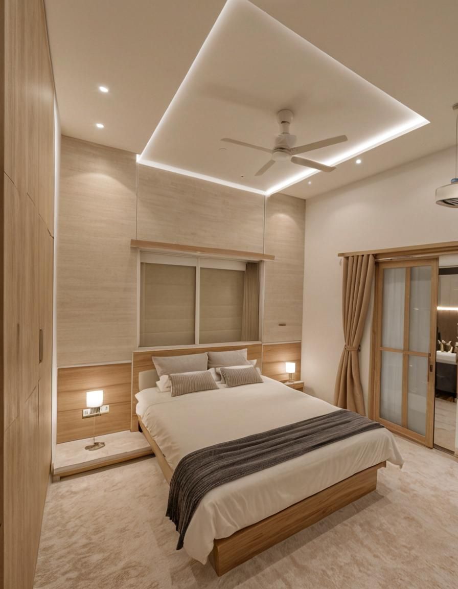 Elegant Modern Bedroom with Scandinavian Design