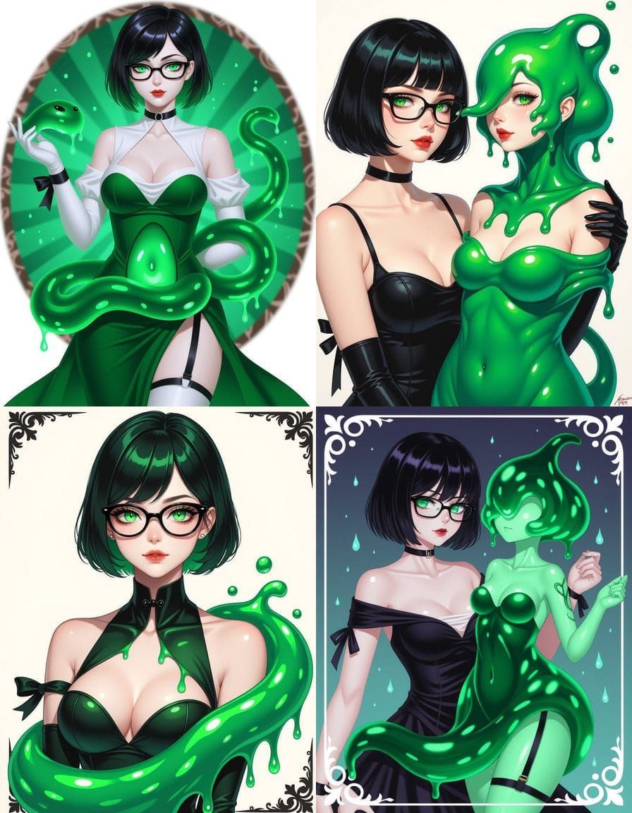 Slime Trainer Katerina Heiss in Semi-Anime Style