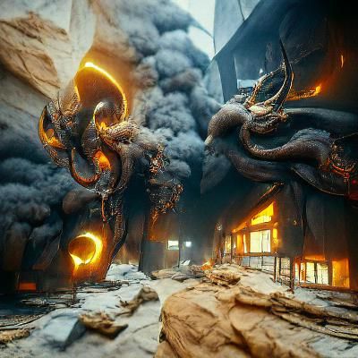 Infernal Hellfire Concept Art in Unreal Engine