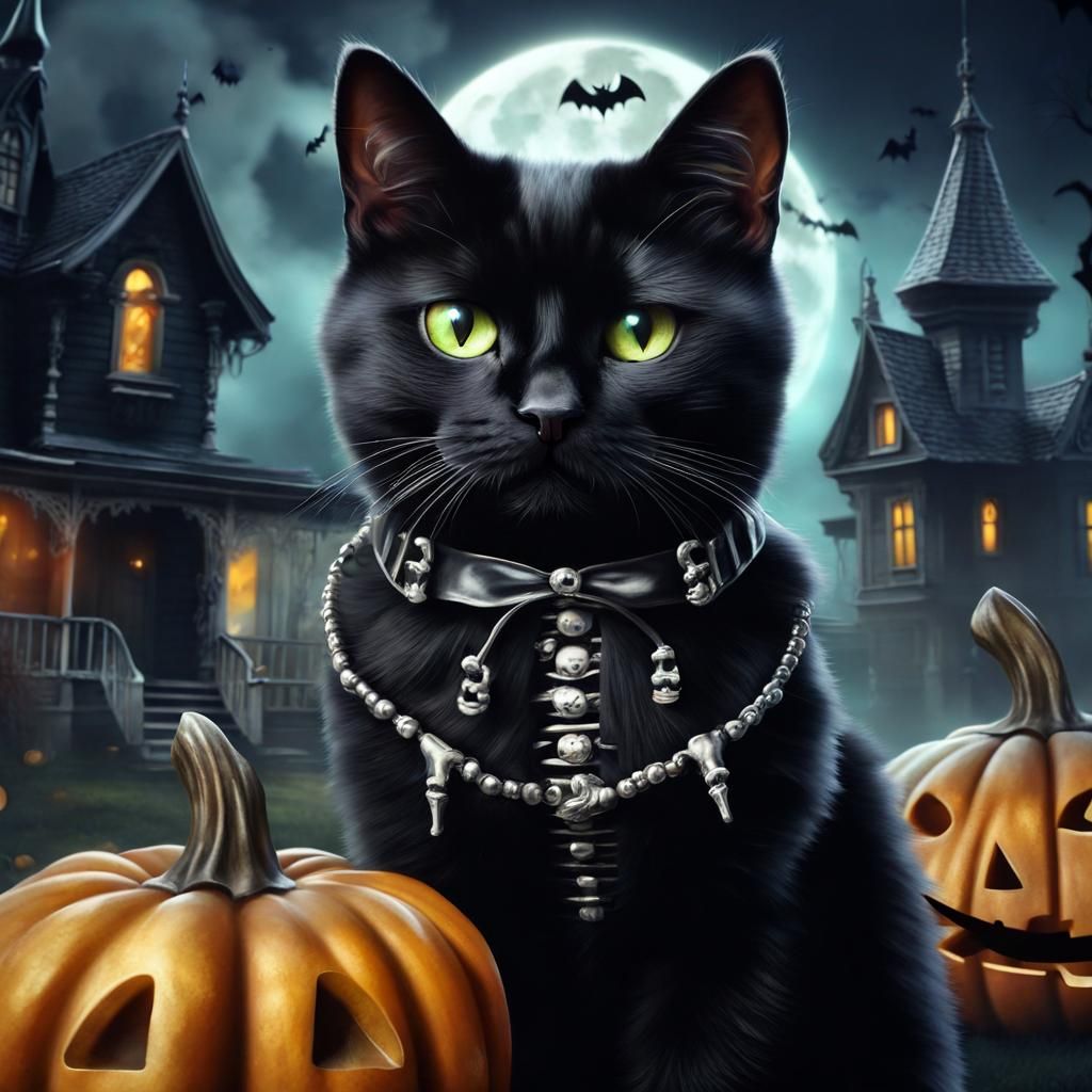 halloween cat