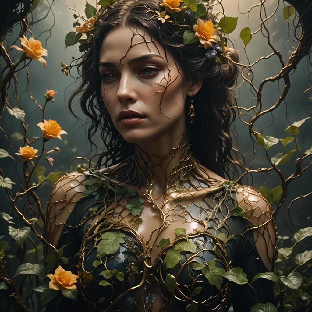 Glass Woman Reveals Miniature World, Surreal Cinematic Still